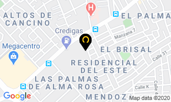 Mapa de Casa Teresa en Santo Domingo Este