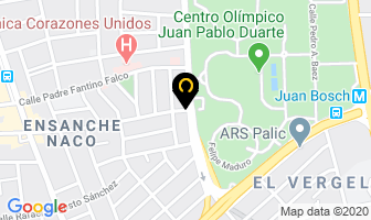 Mapa de Centro De Oftalmologia Y Glaucoma en Santo Domingo