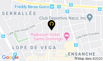 Mapa de Comunicaciones Naco en Santo Domingo