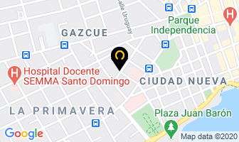 Mapa de Cruz Tineo & Asociados en Santo Domingo