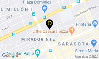 Mapa de Datacredito en Santo Domingo