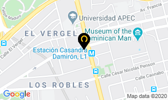 Mapa de Decamps Caceres, Victor Dr. en Santo Domingo