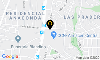 Mapa de Distribuidora De Helados Central en Santo Domingo