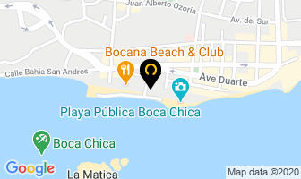 Mapa de Don Juan Beach Resort en Boca Chica