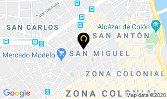 Mapa de Espejos Pajarito en Santo Domingo