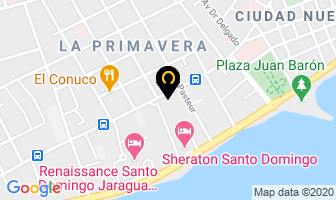 Mapa de Europcar en Santo Domingo
