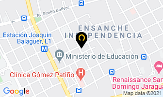 Mapa de Fe Y AlegrÍa en Santo Domingo
