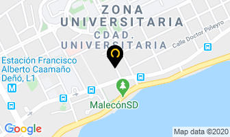 Mapa de Fondo De Bienestar Social De Los Trabajadores Hoteleros Y Gastronomicos en Santo Domingo