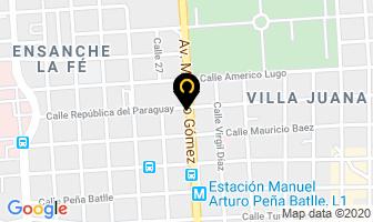 Mapa de Grs Bearings Truck S.a. en Santo Domingo