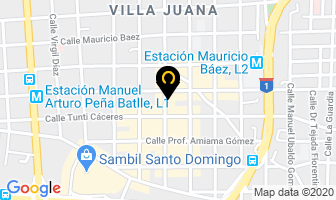 Mapa de Gustavo Comercial en Santo Domingo
