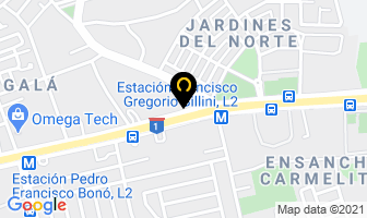 Mapa de Hierro Auto Parts en Santo Domingo