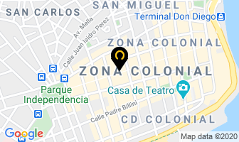 Mapa de Hotel Monumental en Santo Domingo