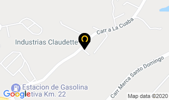 Mapa de Industrias Claudette, S.a. en Santo Domingo