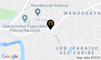 Mapa de Industrias Rado, S.a. en Santo Domingo