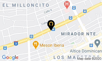 Mapa de Inmobiliaria Araquaney en Santo Domingo