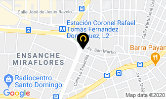 Mapa de JosÉ Rodamientos en Santo Domingo