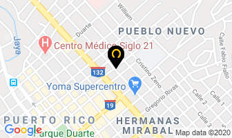 Mapa de Juan Duarte en San Francisco de Macorís