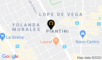 Mapa de Laboratorios Lam S.a en Santo Domingo