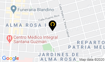 Mapa de LavanderÍa Alma Rosa en Santo Domingo Este