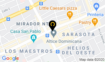 Mapa de Luke Diffusión en Santo Domingo