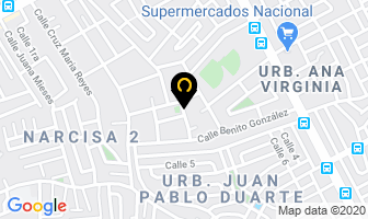 Mapa de Luna Tours en Santo Domingo Este