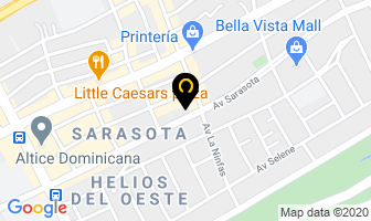Mapa de Party Shop en Santo Domingo