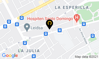 Mapa de Plaza Florida Suites en Santo Domingo
