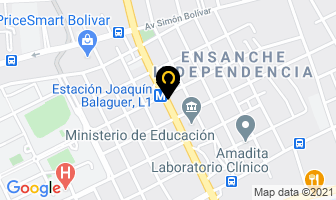 Mapa de Pollos Victorina en Santo Domingo