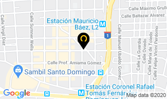Mapa de Refricentro Rubiera S A en Santo Domingo