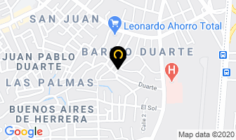 Mapa de RefrigeraciÓn Duarte en Santo Domingo