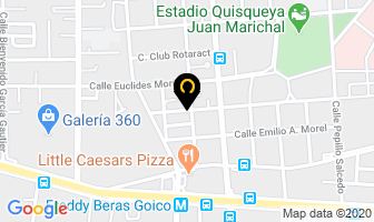 Mapa de Refrihotel V & V, C. X A. en Santo Domingo