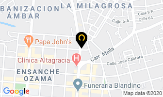 Mapa de Repuestos Vasquez en Santo Domingo Este