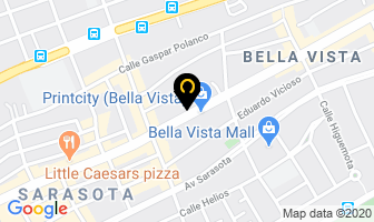 Mapa de Restaurant Bella Cristal en Santo Domingo