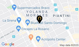 Mapa de Seguros Alpha, S A en Santo Domingo