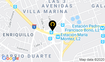 Mapa de Semaforinsa en Santo Domingo