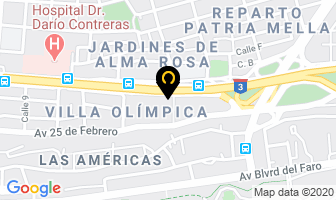 Mapa de Serigraf, S A en Santo Domingo Este