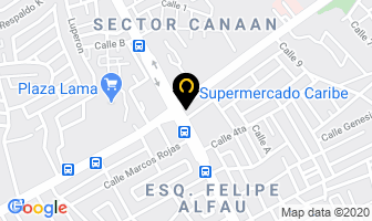 Mapa de Supermercado Caribe en Santo Domingo Este