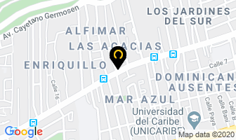 Mapa de The Pizza House en Santo Domingo