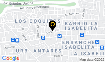 Mapa de Toldos Antillanos en Santo Domingo Este