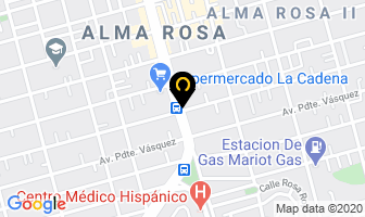 Mapa de Tricom en Santo Domingo