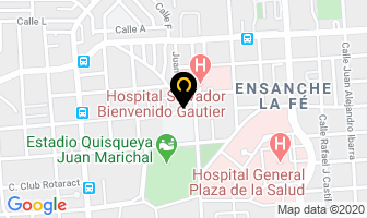 Mapa de Vacation Rent A Car en Santo Domingo