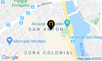Mapa de Yeto-color en Santo Domingo