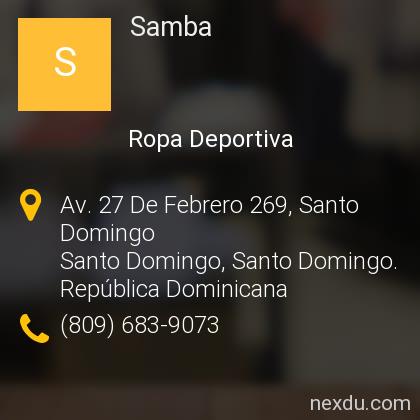 Samba en Santo Domingo - Teléfonos y Dirección