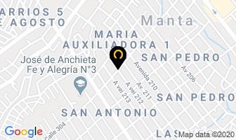 Mapa de Ab. Carlos Holguin Flores en Manta