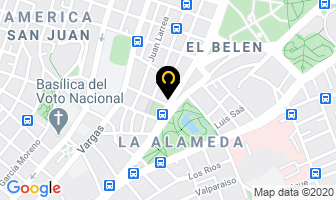 Mapa de A.b.c. Traducciones en Quito