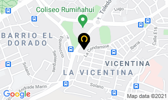 Mapa de Ac/dc Resielec Electricidad en Quito