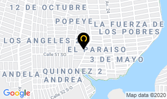 Mapa de Aceros Einco en Guayaquil