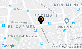Mapa de Aceros Y Aluminio en Quito