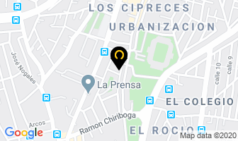 Mapa de Acrilicos Arquitectonicos en Quito