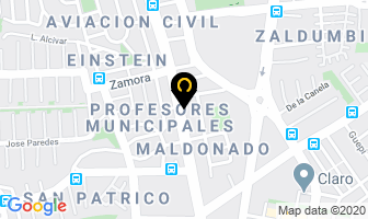 Mapa de “Adental“ Clínica Odontológica en Quito